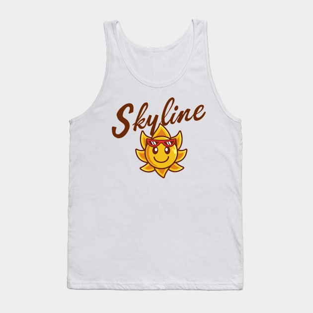 Skyline Tank Top by Rooscsbresundae